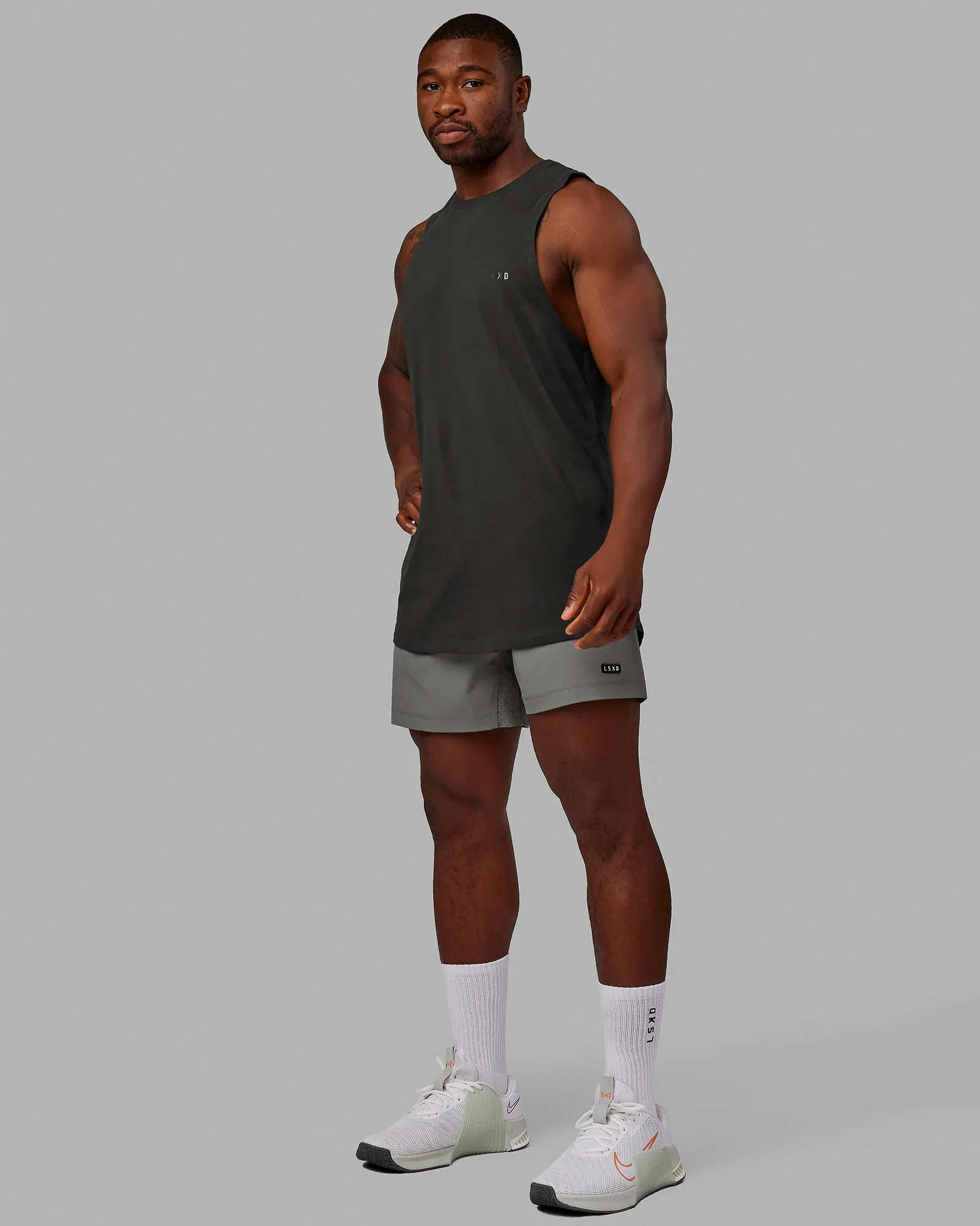 Deluxe PimaFLX Tank - Pirate Black - TUPS SKU
