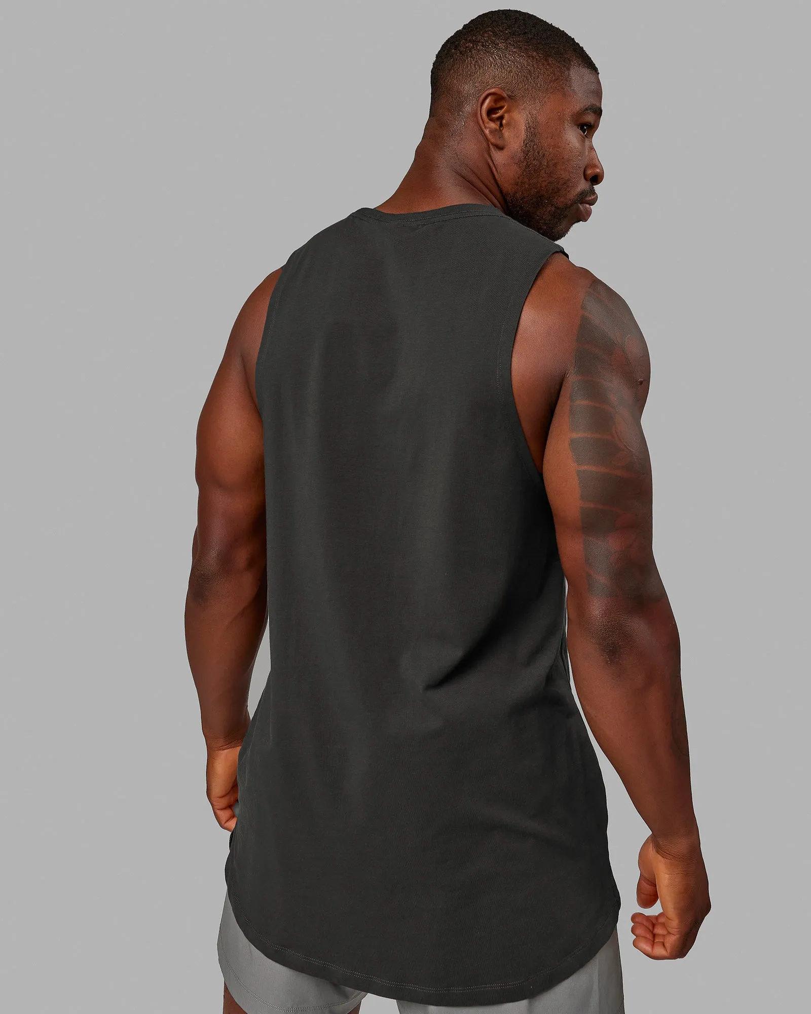 Deluxe PimaFLX Tank - Pirate Black - TUPS SKU