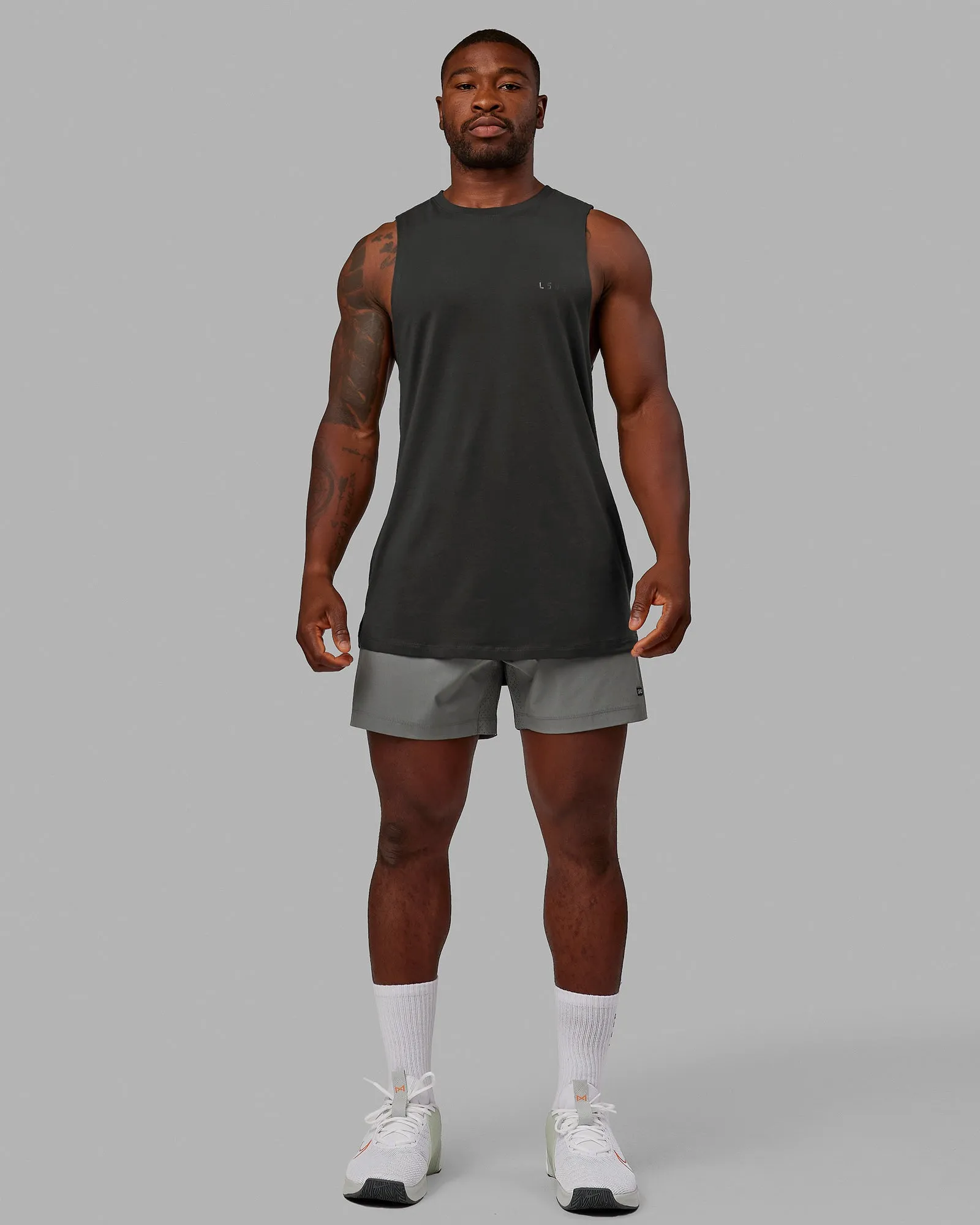 Deluxe PimaFLX Tank - Pirate Black - TUPS SKU