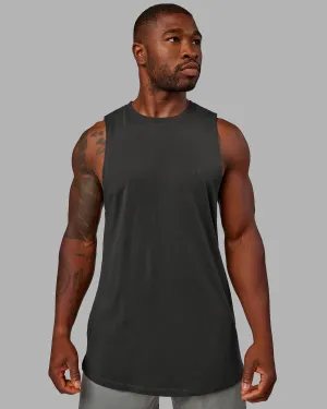 Deluxe PimaFLX Tank - Pirate Black - TUPS SKU