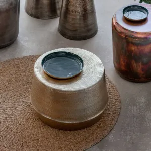 DEODAR Artisanal Metal Coffee Table