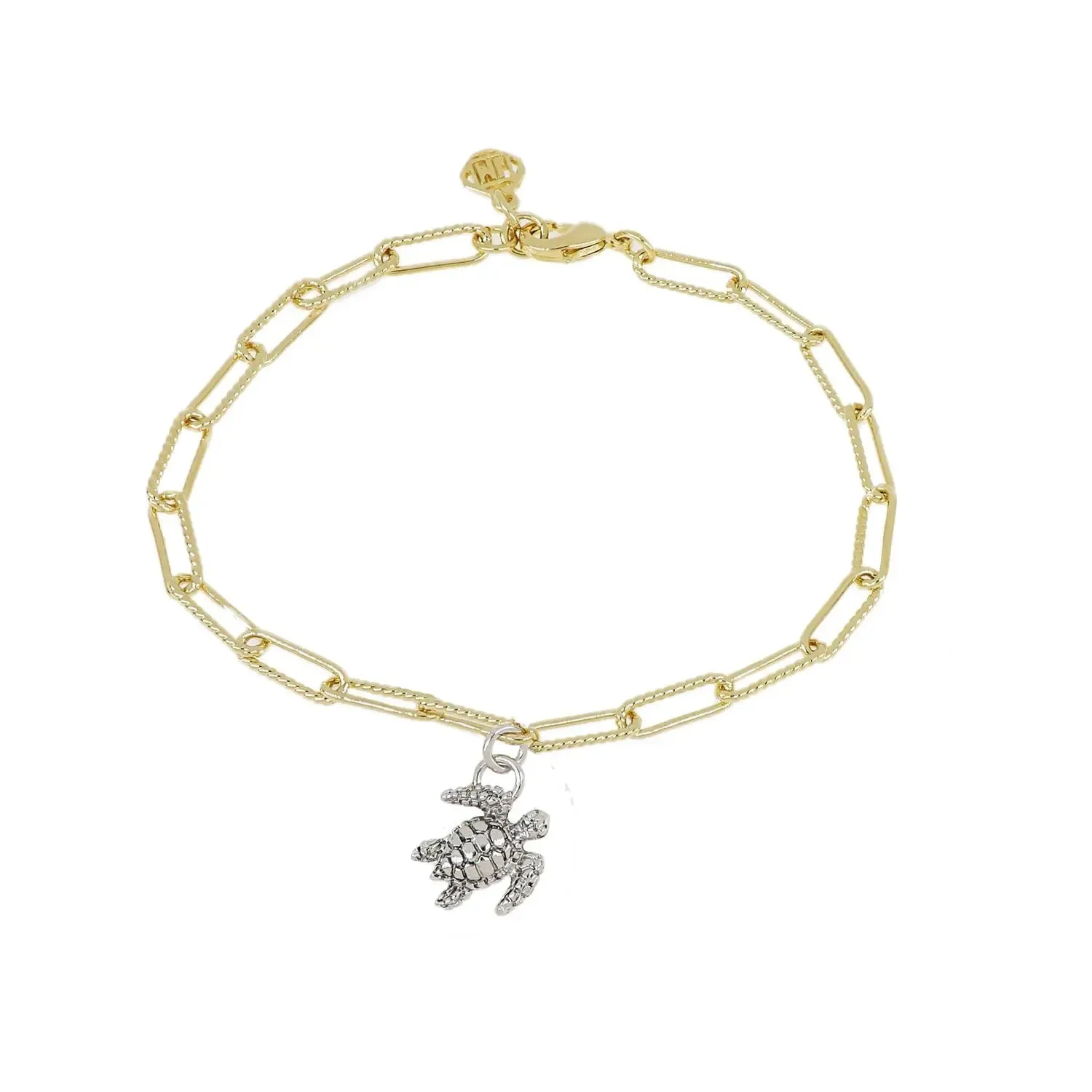 Diamante - Turtle Charm Bracelet