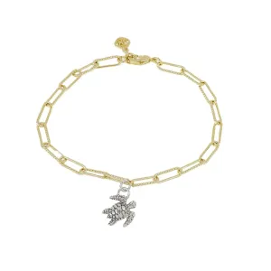 Diamante - Turtle Charm Bracelet