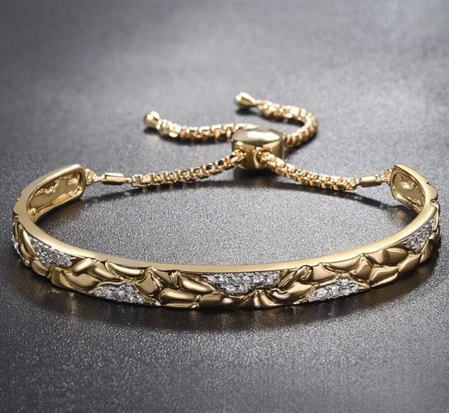 Diamond Adjustable Bolo Bracelet