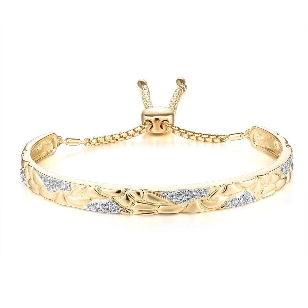 Diamond Adjustable Bolo Bracelet