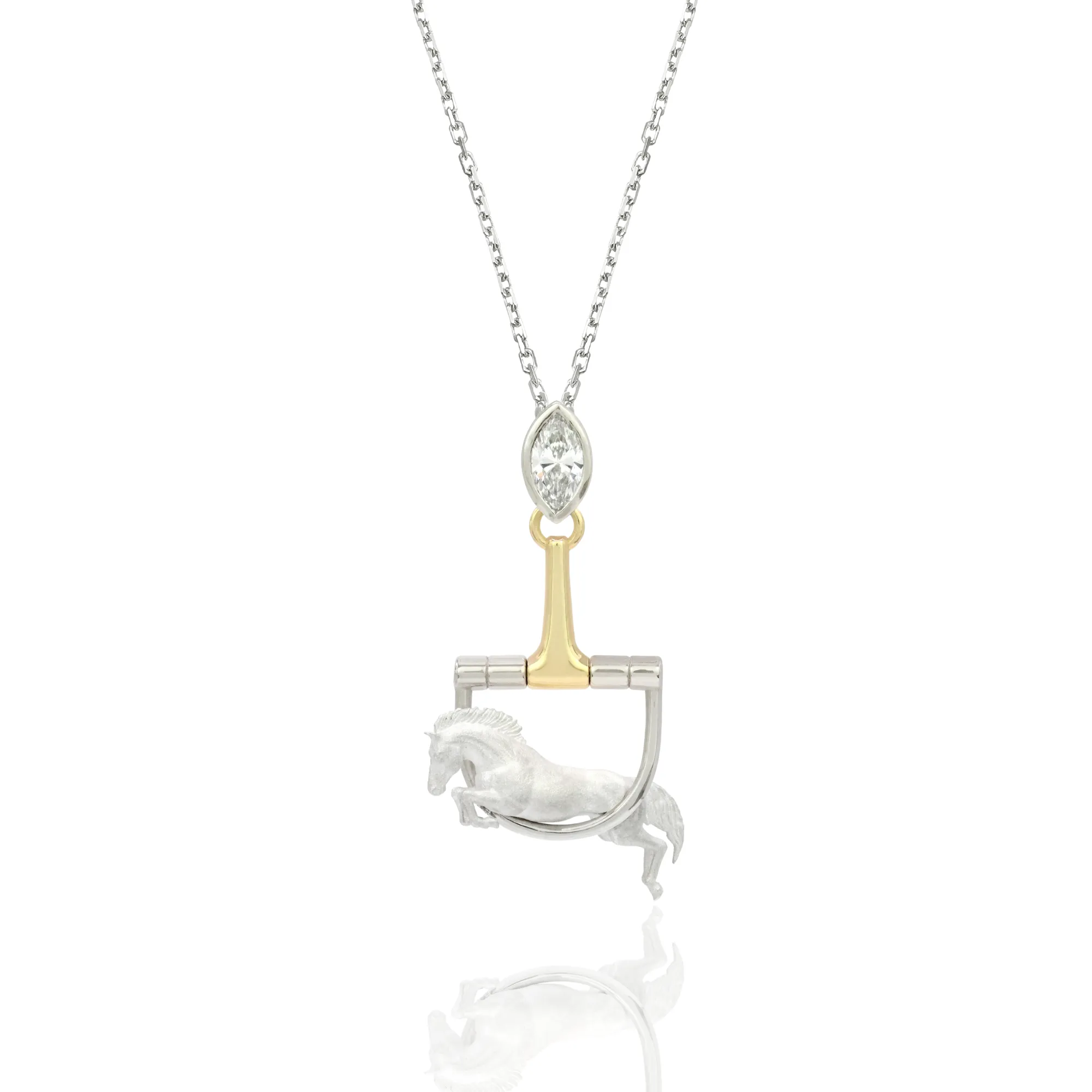 Diamond Dee Pendant Necklace