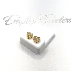 DIAMOND HEART EARRINGS
