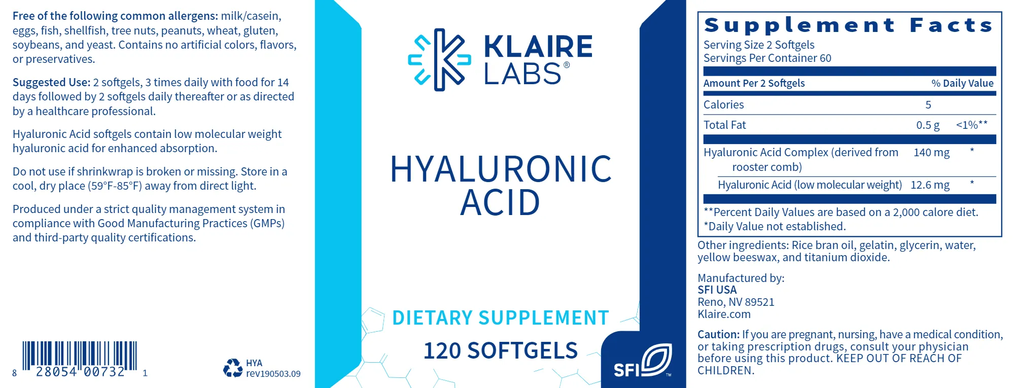 DISCONTINUED (Click for Product Substitute) - Hyaluronic Acid