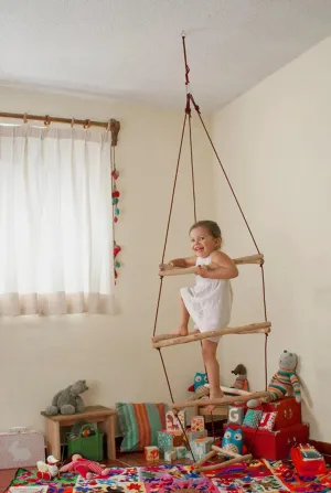 DIY  Triangular rope ladder Monkey Bars tutorial