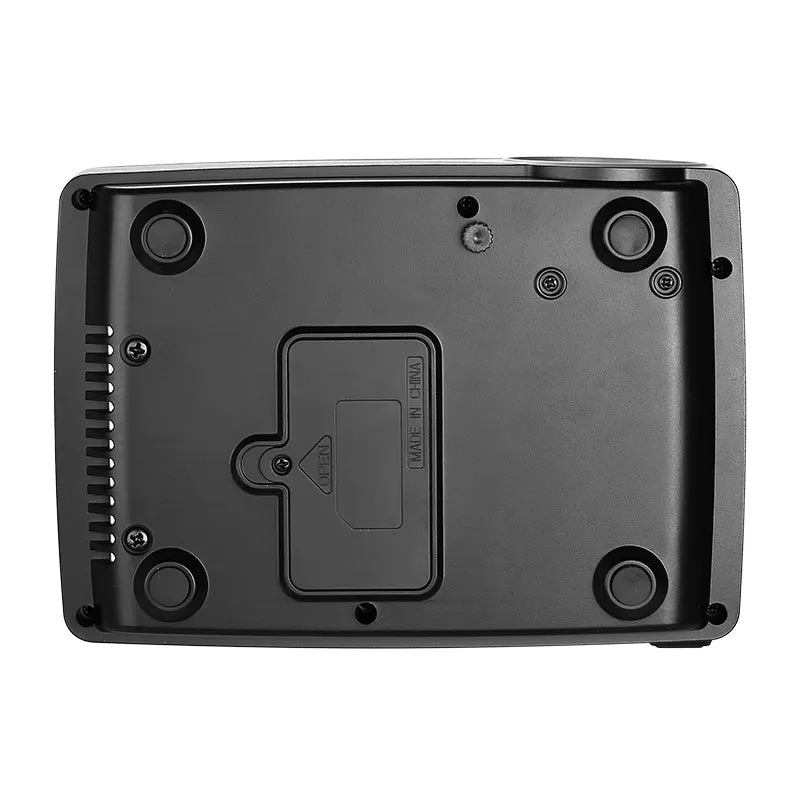 DLP Projector - FHD Support, 1000 Lumen LED, 800x480p Native Resolution, Built-In Speaker, HDMI, VGA, AV, USB