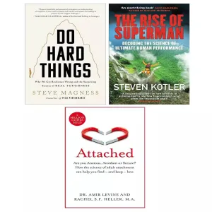 Do Hard Things Steve Magness (HB), Attached, Rise of Superman 3 Books Set