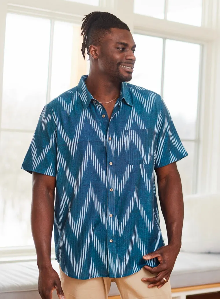 Don't Stop Til The Top Ikat Shirt