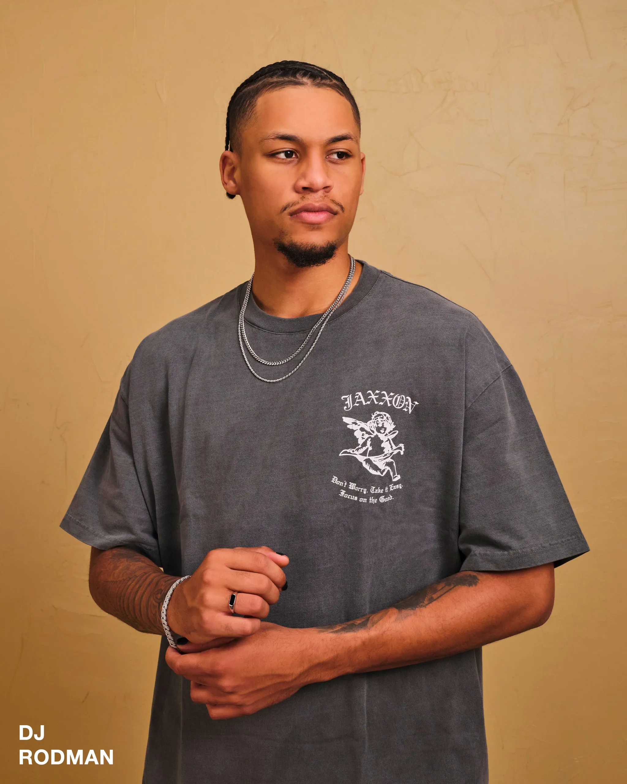 Don't Worry Tee - Gray
