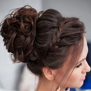 Donut Curly Wavy Messy Bun Chignon Extensions