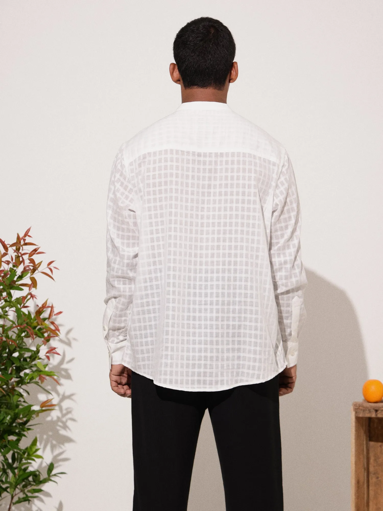 Double chest pocket detailed shirt