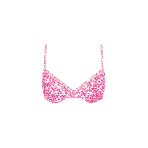 Double Ruffle Underwire Bikini Top - Lovebug