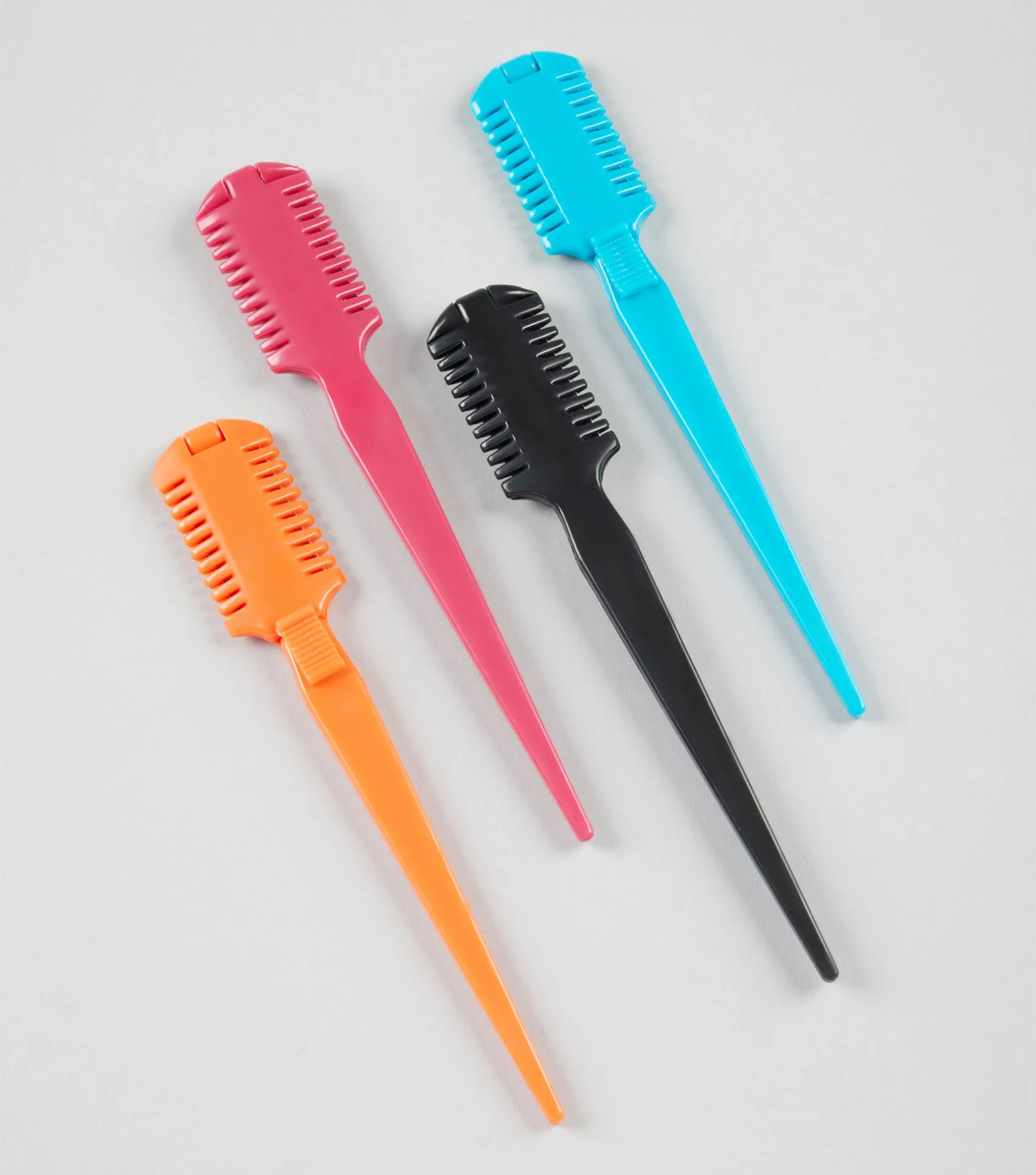 Double-Sided Mane Thinning Comb Fuchsia