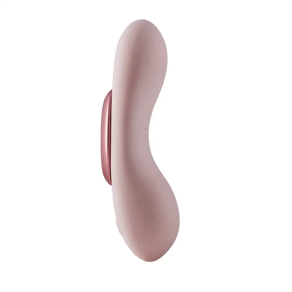 Dream Toys Silicone Pink Rechargeable Mini Vibrator with Remote