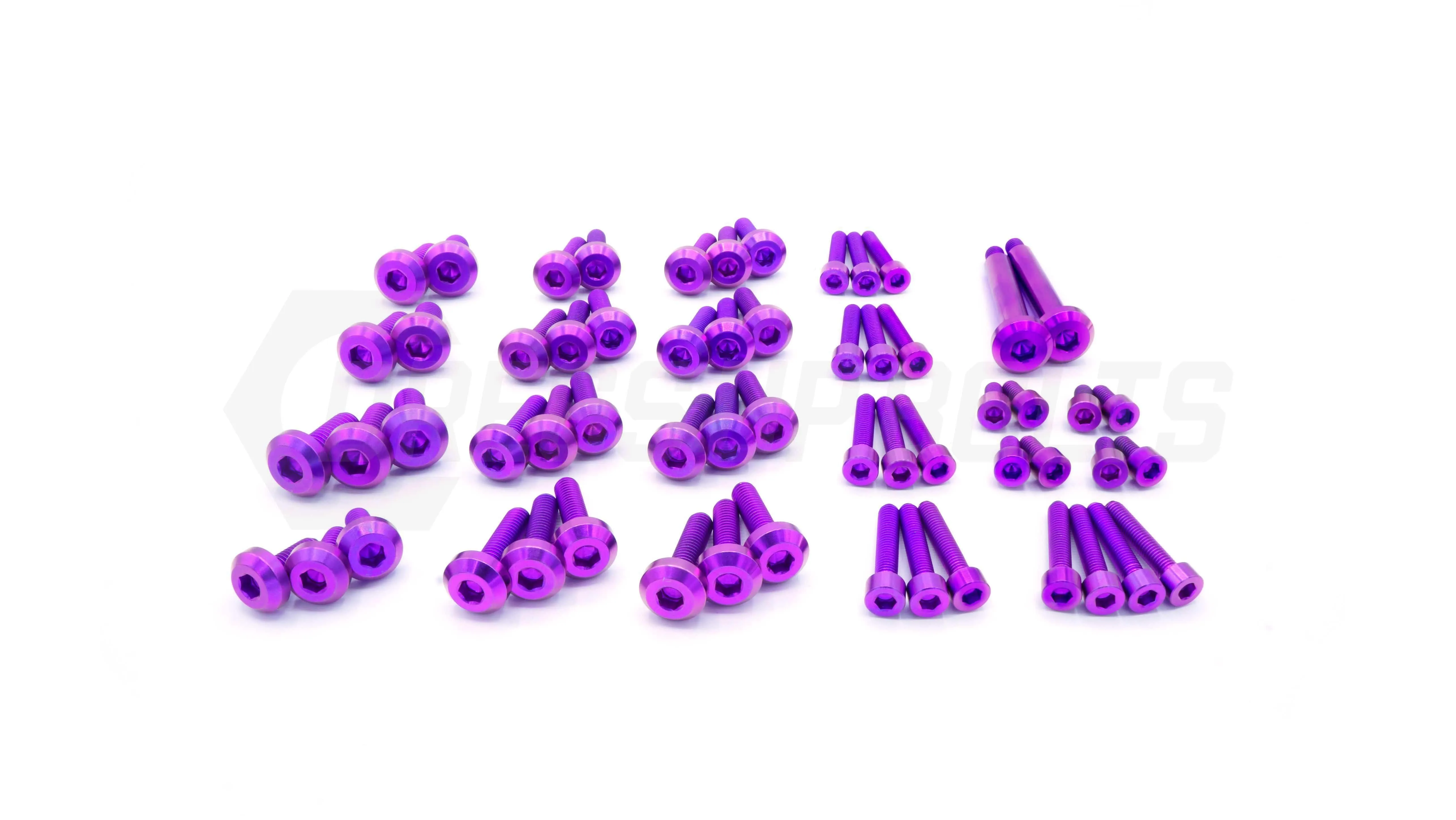 Dress Up Bolts Stage 3 Titanium Hardware Engine Kit - RB25 Engine