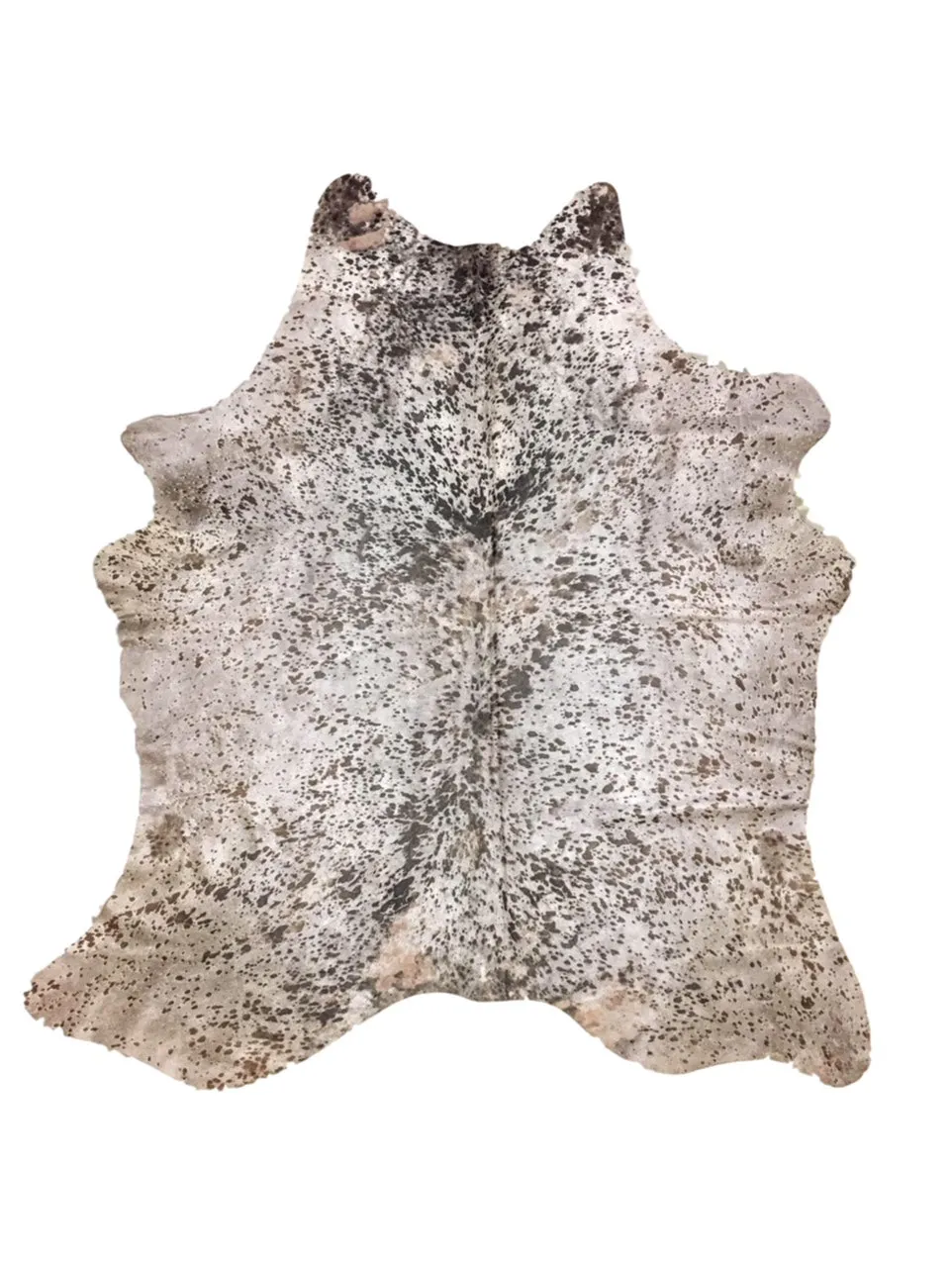 Driftwood Devore Brown Acid Washed Premium Brazilian Cowhide, XL CH10DVN V