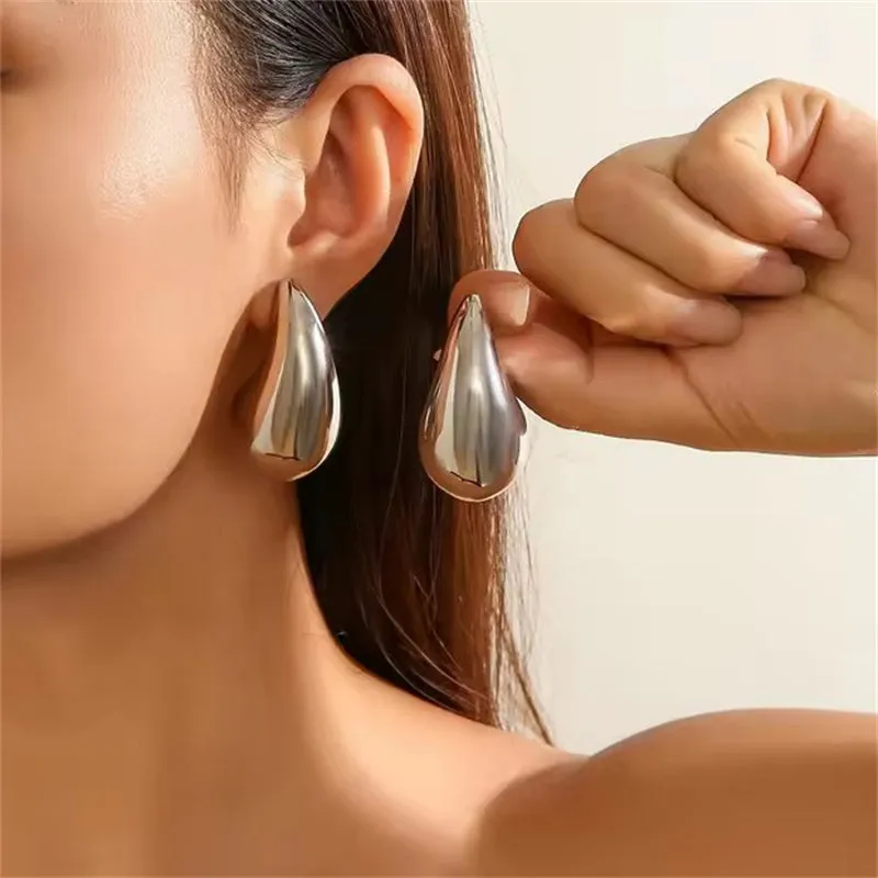 Drop Shape Luxury Big Earrings for Lady