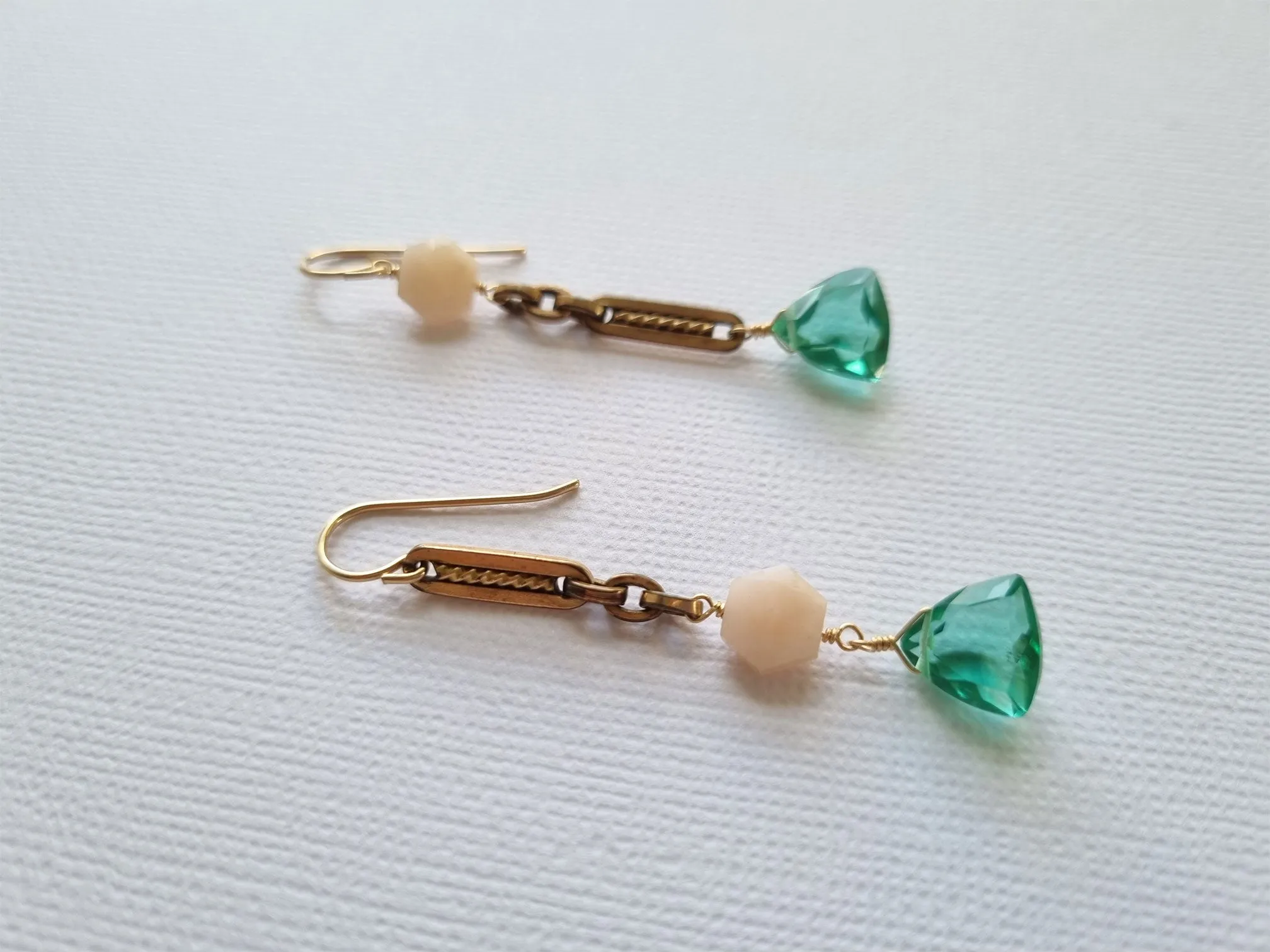 dusty rose earrings