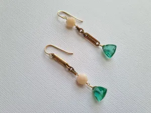 dusty rose earrings