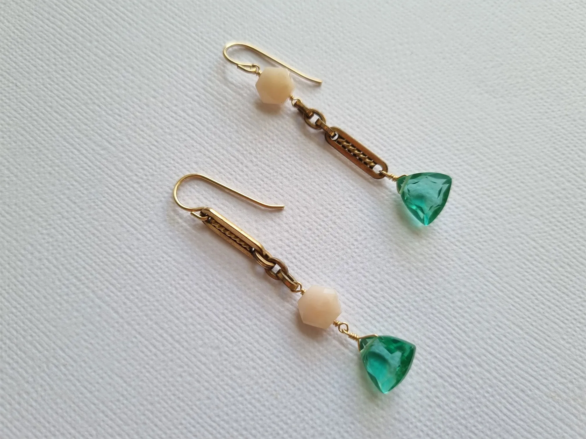 dusty rose earrings