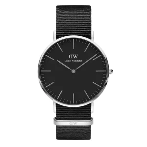 DW00100149 Daniel Wellington Classic Cornwall Black 40mm Silver