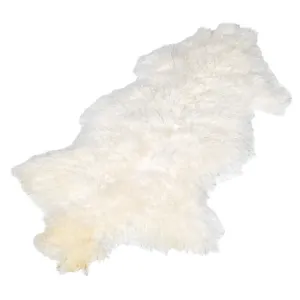 Dwell Cream Mongolia Shpskin Rug