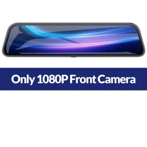 E-ACE 9.66 Inch Car DVR Mirror Video Recorder 1080P Touch Screen Dashcam Dual Lens Streaming Driving Recorder Dash Camera