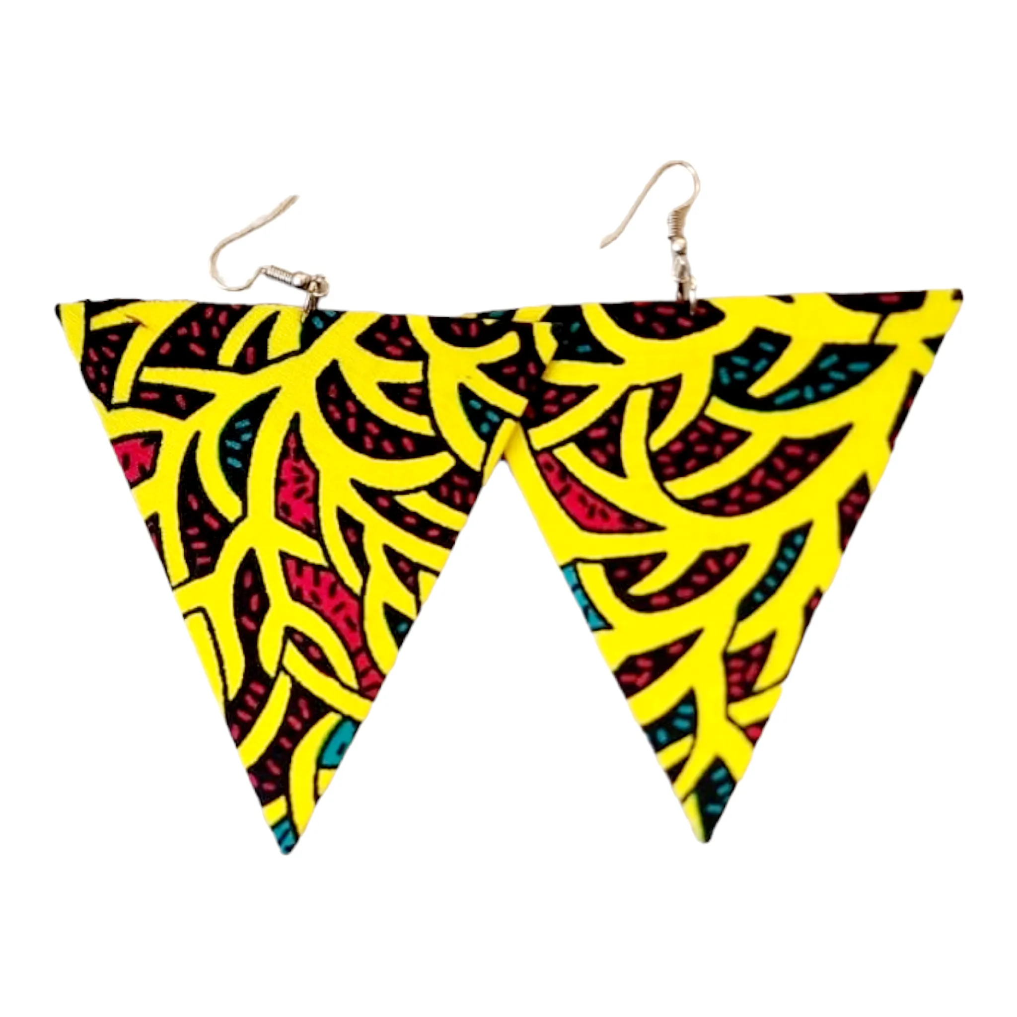 Earring - African Fabric | Bold Statement | Geri's Bluffing Boutique