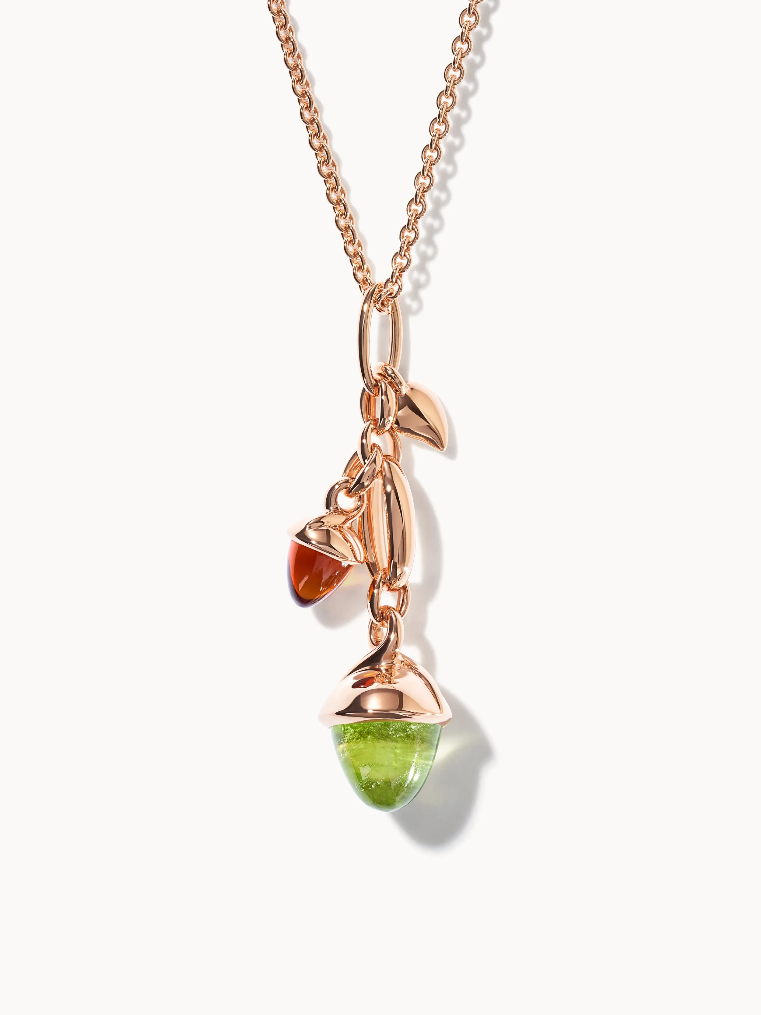 Earrings MIKADO Dangling 2 Acorns - 'Indian Summer' 'Indian Summer'