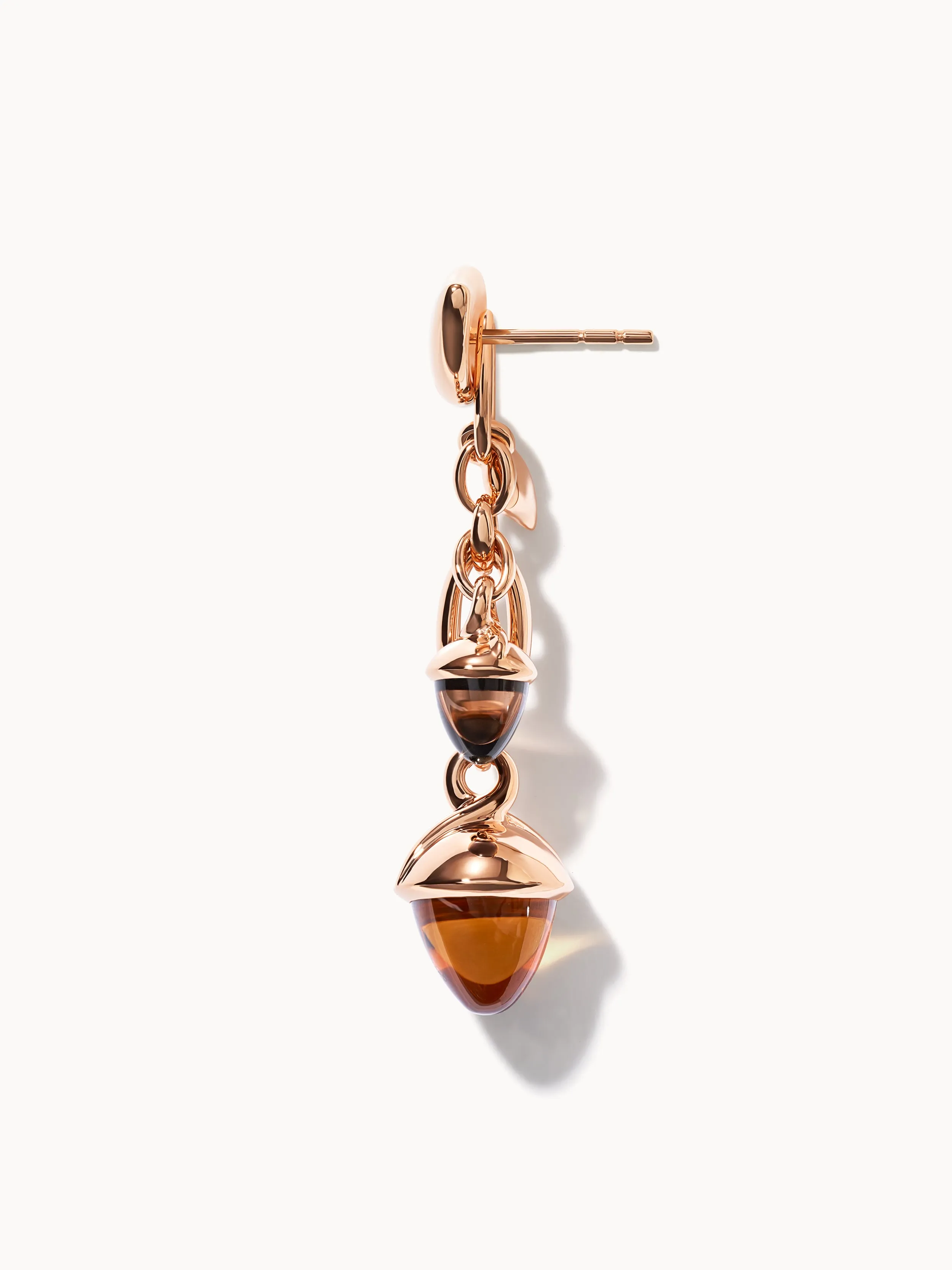 Earrings MIKADO Dangling 2 Acorns - 'Indian Summer' 'Indian Summer'