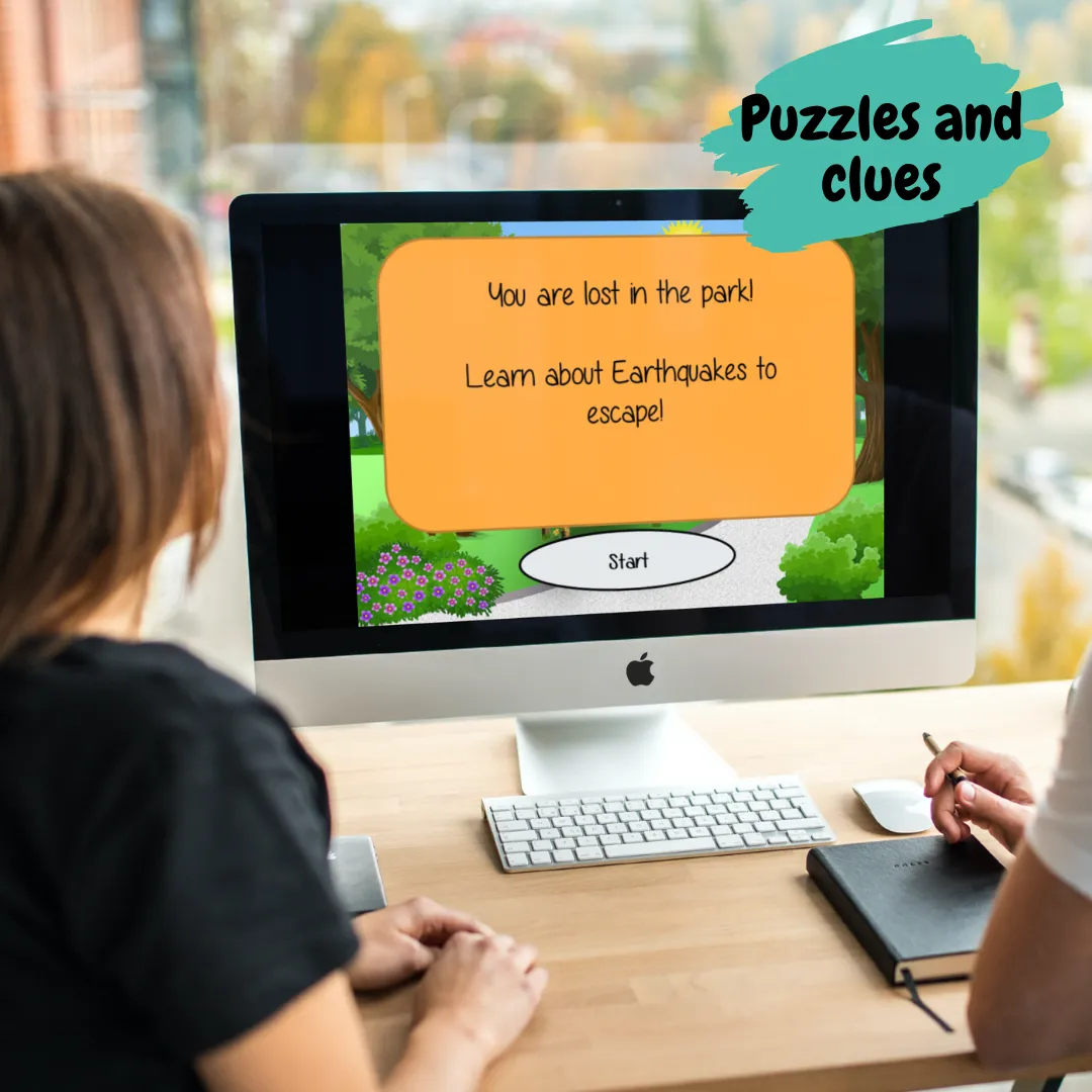 Earthquakes Science Lesson and Escape Room Bundle