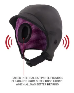 Easy Hear Neoprene Surf Hood