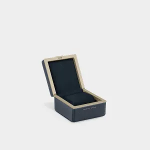 EATON 1 WATCH CASE - MARINE / CHAMPAGNE