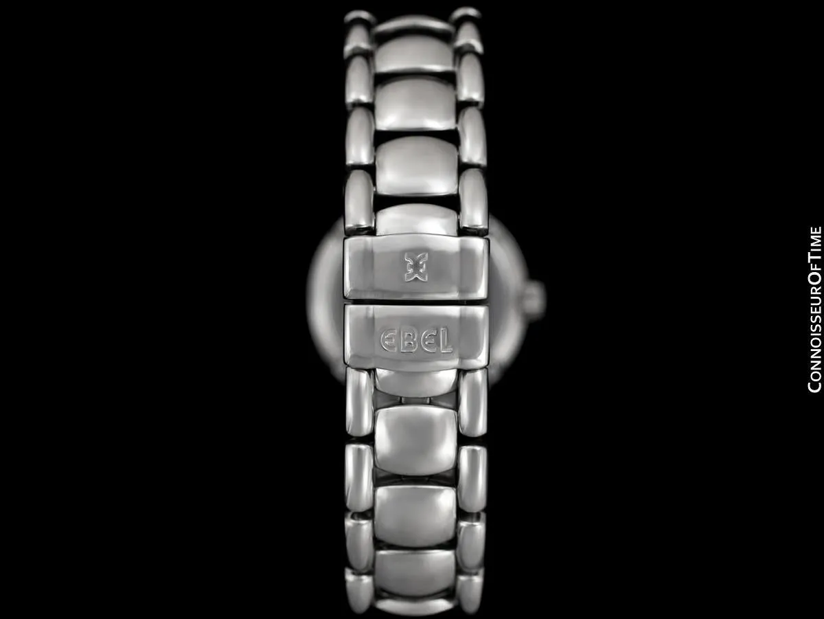 Ebel Beluga Ladies Watch - Stainless Steel with Original Factory Set Ebel Diamonds