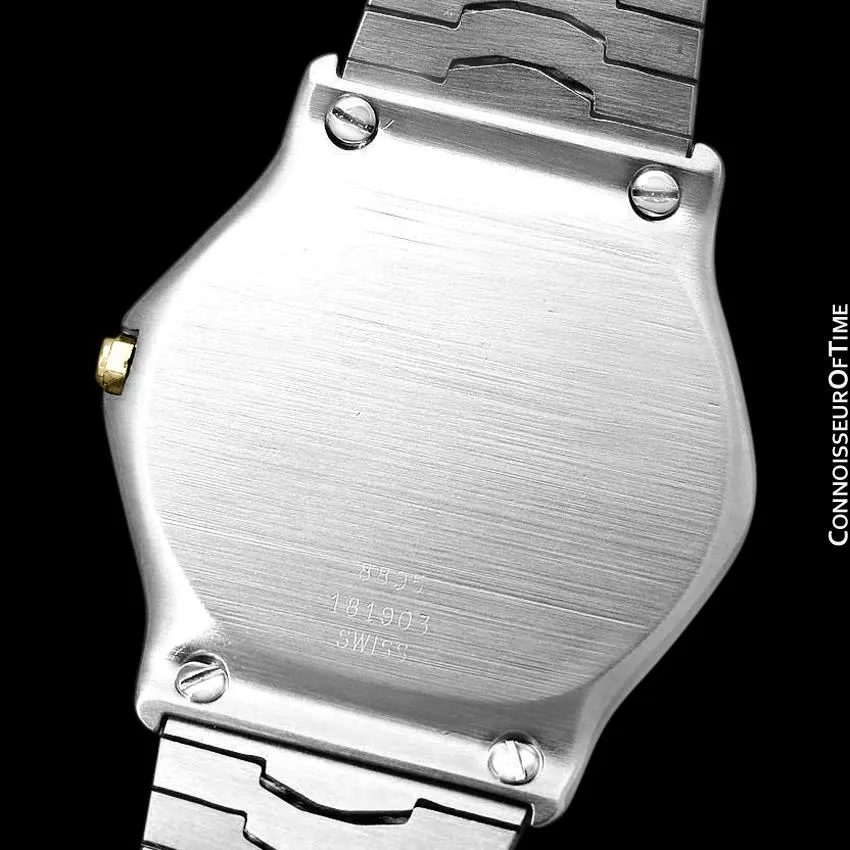 Ebel Classic Wave Full Size Mens Watch with Bracelet - Stainless Steel and 18K Gold