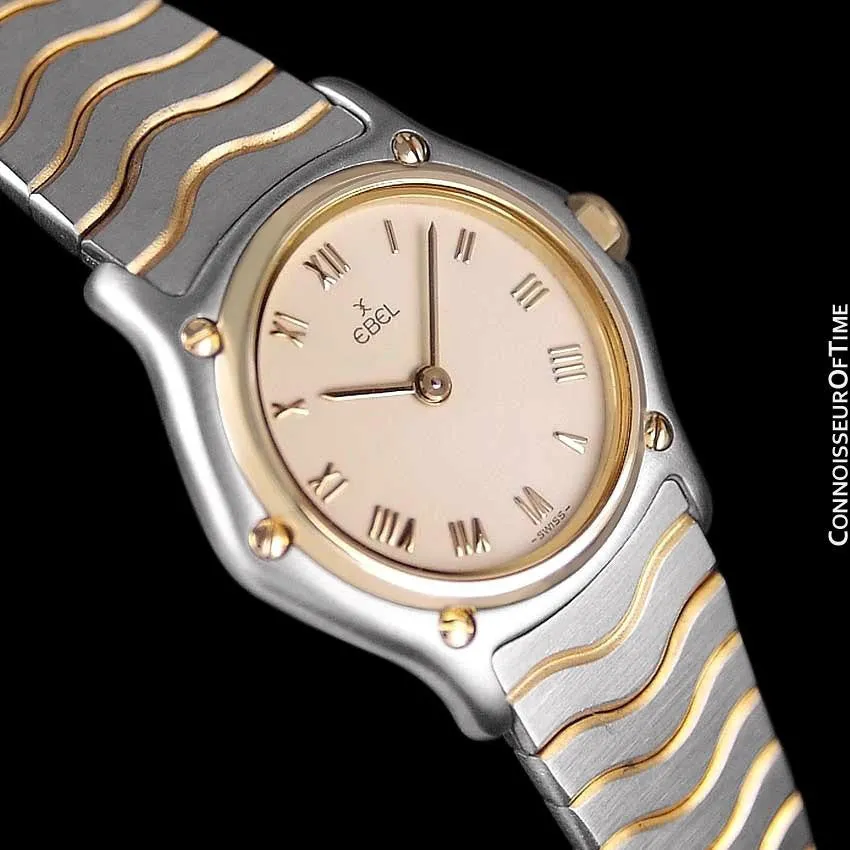 Ebel Wave Ladies Watch - Stainless Steel & 18K Gold