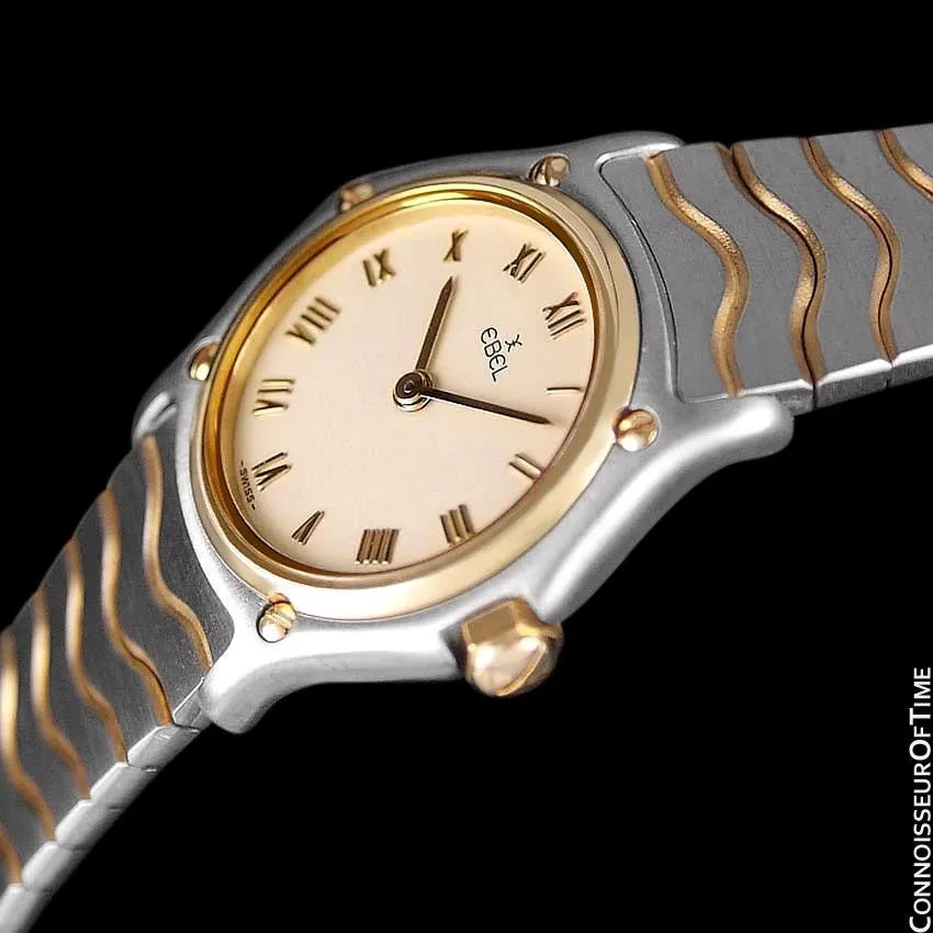 Ebel Wave Ladies Watch - Stainless Steel & 18K Gold