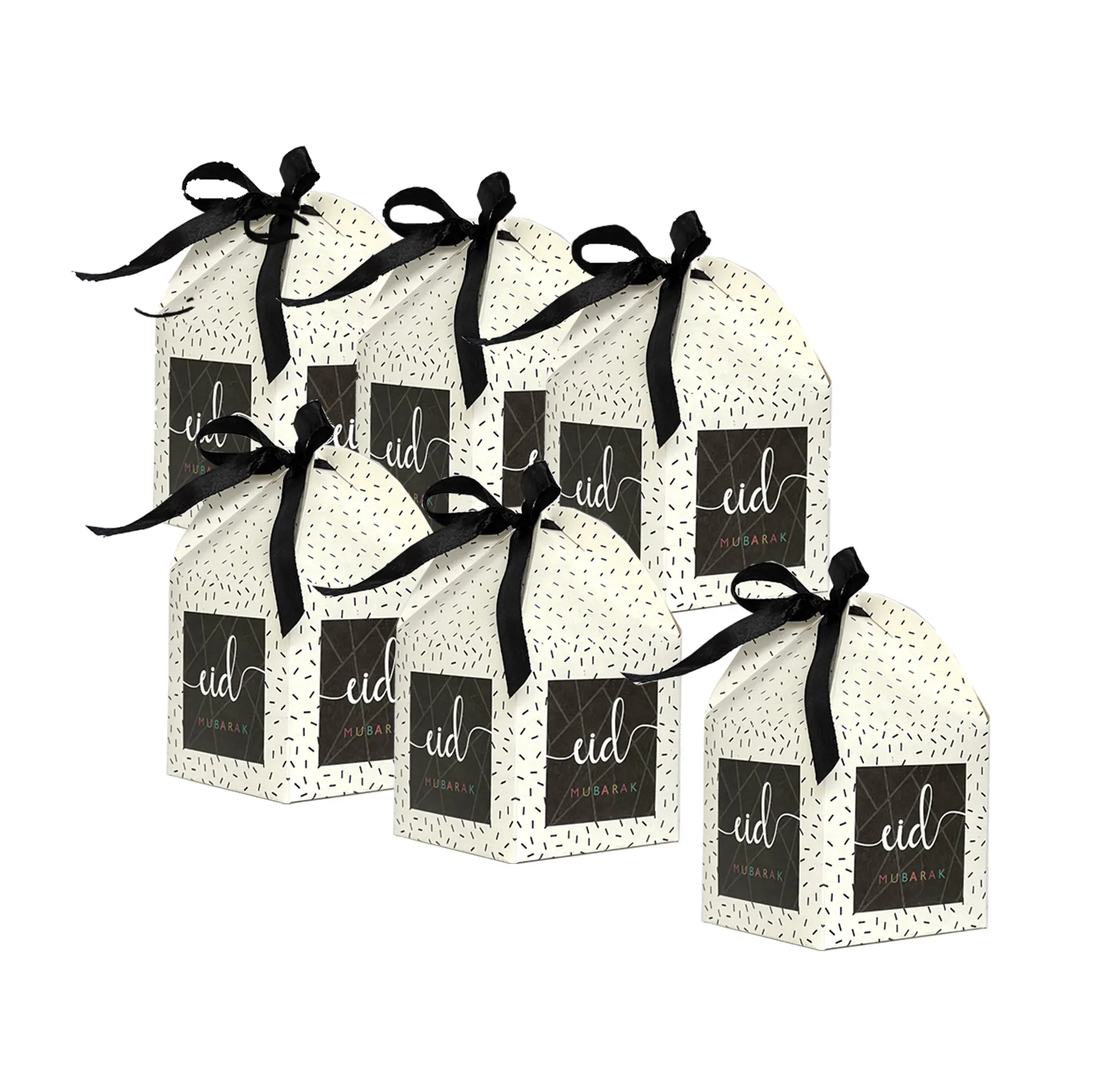 Eid Mubarak Favour Gift Boxes - Eid Edit - Pack of 6