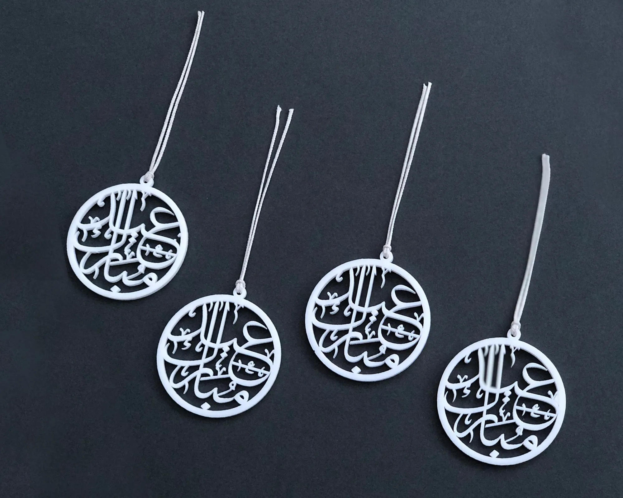Eid Mubarak Gift Tags - Set of 4 Acrylic (LCA 08)