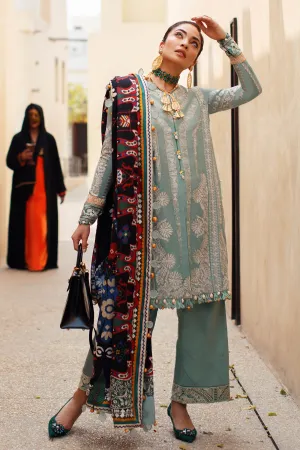 EL22-03 A (QISTINA)  | Elan Lawn 2022 | Unstitched Embroidered Lawn Suit