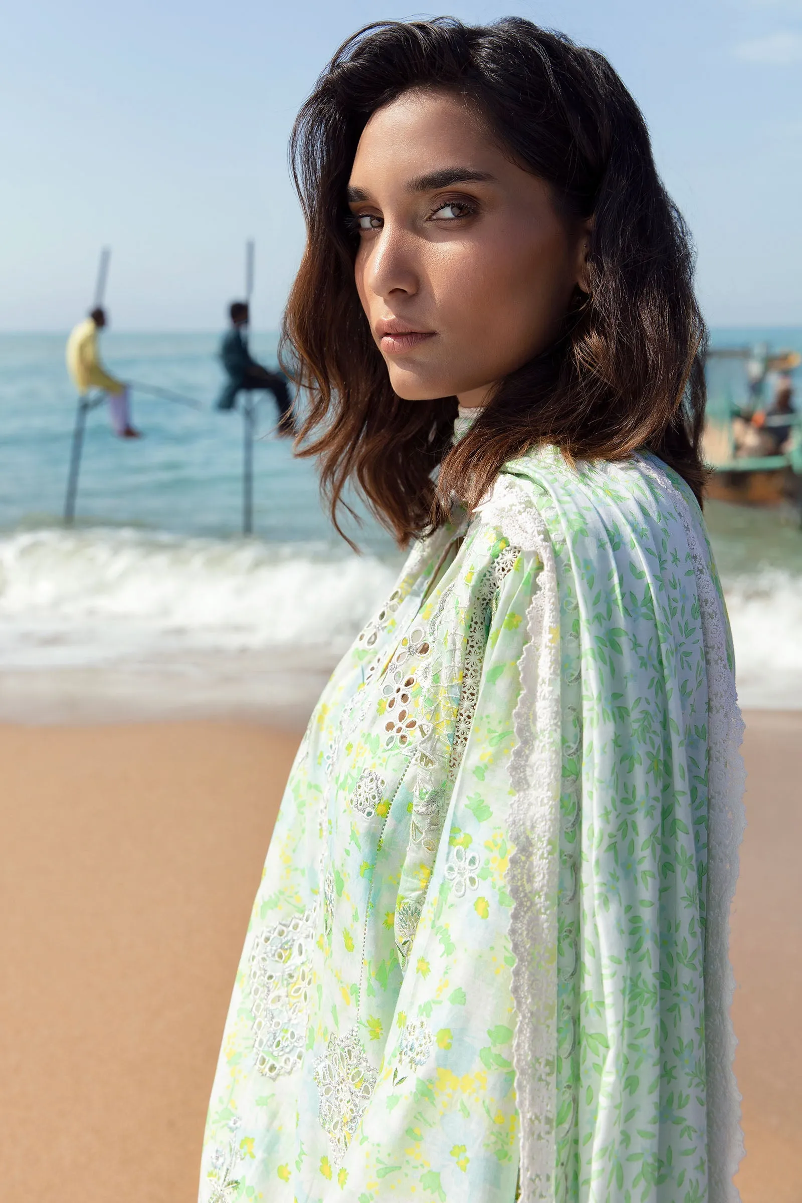 ELA (ZL23-03 B) | Zaha Lawn Collection 2023 | Embroidered Unstitched Lawn Suits