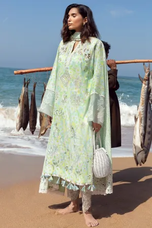 ELA (ZL23-03 B) | Zaha Lawn Collection 2023 | Embroidered Unstitched Lawn Suits