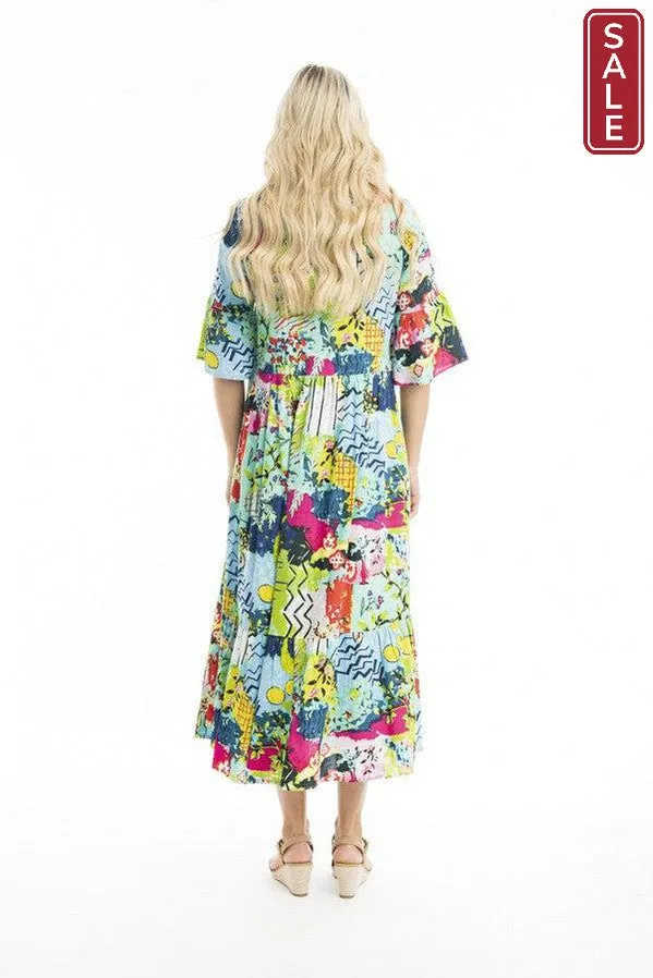 Elafonissi Dress Peak Midi