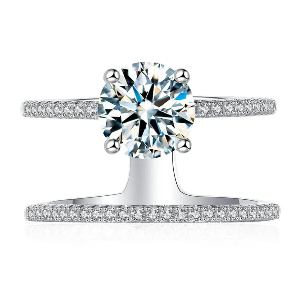 Elegant 1.25 Ct Round Cut Diamond Engagement Ring
