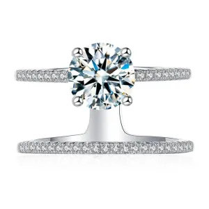 Elegant 1.25 Ct Round Cut Diamond Engagement Ring