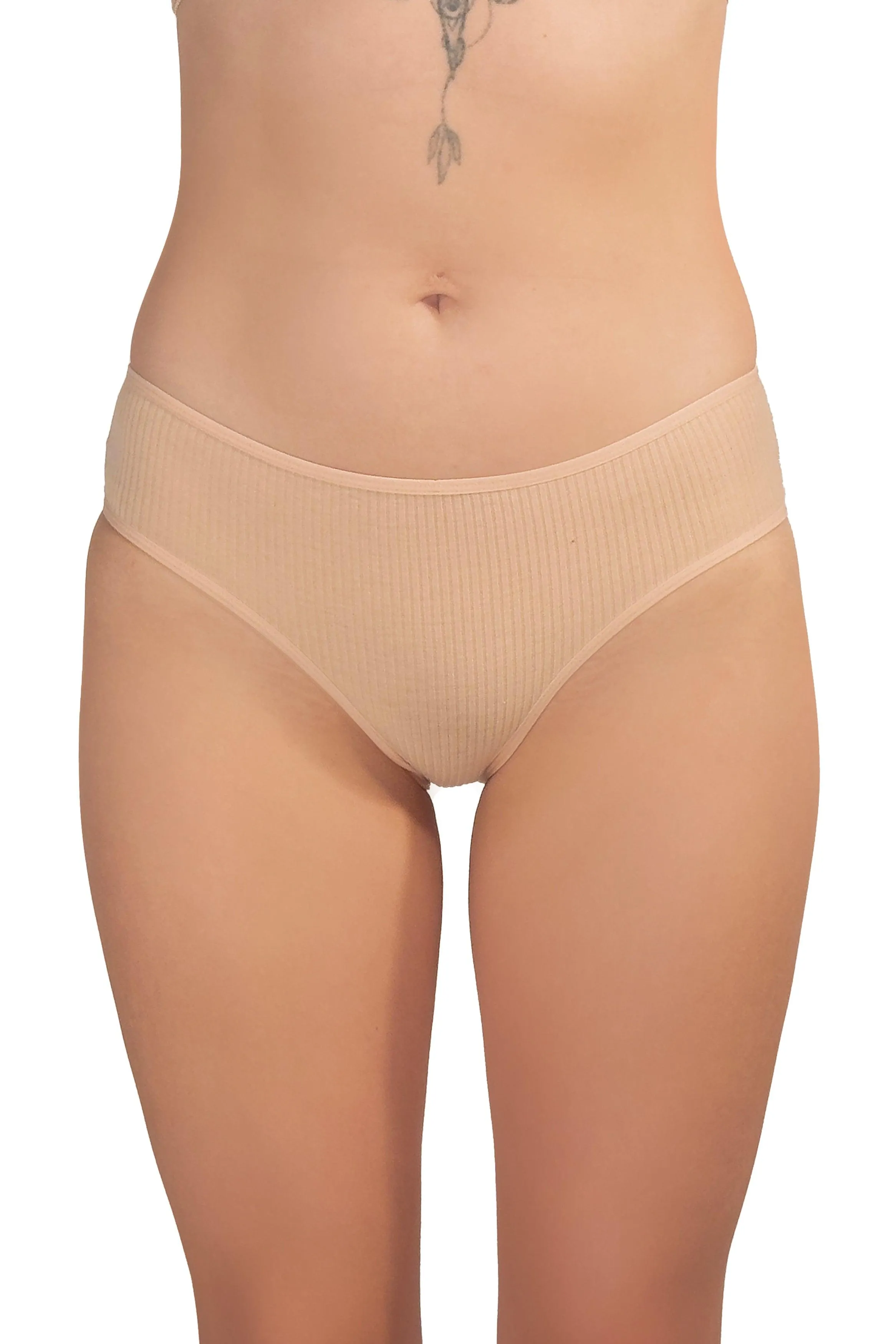 Elegant Beige Lace Panties